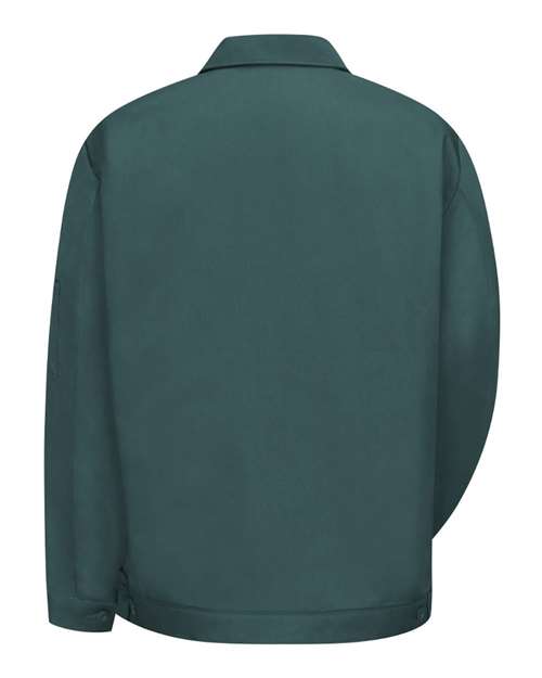 Red Kap JT22 Men's Waist Length Jacket - Spruce Green - back