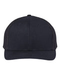 Richardson 112PL 112+ R-Flex Adjustable Trucker Cap - Black - front