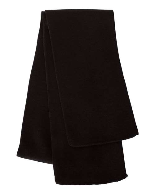 Sportsman SP04 Knit Scarf - Black - back