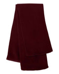Sportsman SP04 Knit Scarf - Maroon - front