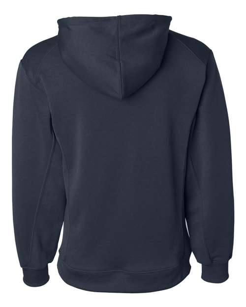 Badger 1454 Performance Fleece Hooded Sweatshirt - Navy - back
