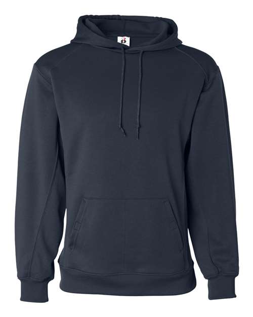 Badger 1454 Performance Fleece Hooded Sweatshirt - Navy - front