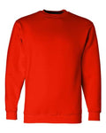 Bayside 1102 Unisex USA-Made Crewneck Sweatshirt - Bright Orange - front