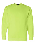 Bayside 1102 Unisex USA-Made Crewneck Sweatshirt - Lime Green - front