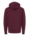 Independent Trading Co. IND4000 Heavyweight Hooded Sweatshirt - Maroon - back