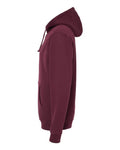 Independent Trading Co. IND4000 Heavyweight Hooded Sweatshirt - Maroon - side