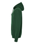 Independent Trading Co. IND4000 Heavyweight Hooded Sweatshirt - Dark Green - side