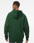 Independent Trading Co. IND4000 Heavyweight Hooded Sweatshirt - Dark Green - model back