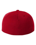 Flexfit 6210FF 210 Flat Bill Cap - Red - back