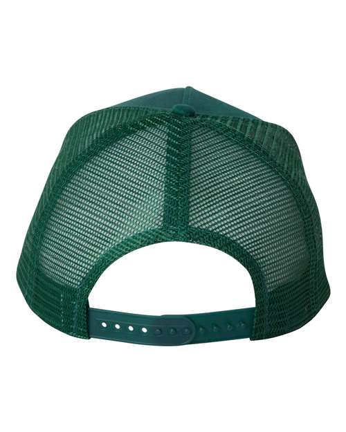 Valucap 8804H Five-Panel Trucker Cap - Forest - back