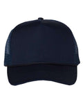 Valucap 8804H Five-Panel Trucker Cap - Navy - front