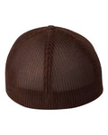 Flexfit 6511 Trucker Cap - Brown - back
