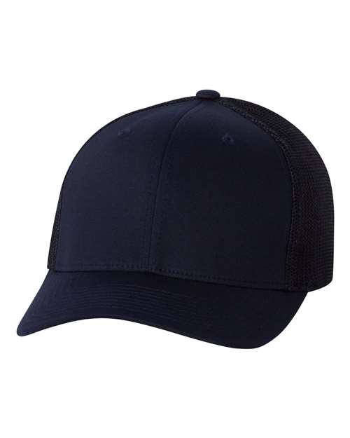 Flexfit 6511 Trucker Cap - Dark Navy - front