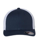 Flexfit 6511 Trucker Cap - Navy/ White - front