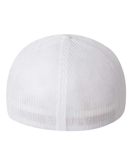 Flexfit 6511 Trucker Cap - White - back