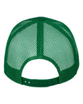 Valucap VC400 Mesh-Back Twill Trucker Cap - Kelly - back