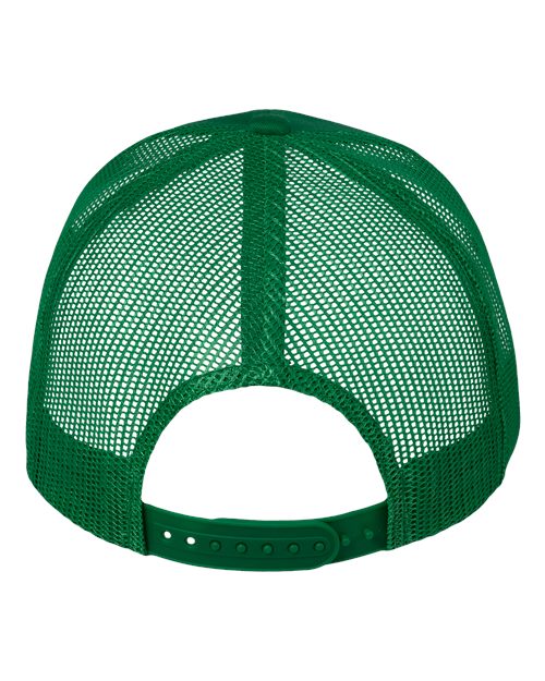 Valucap VC400 Mesh-Back Twill Trucker Cap - Kelly - back