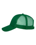 Valucap VC400 Mesh-Back Twill Trucker Cap - Kelly - side