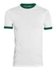 White/ Dark Green