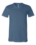 Bella + Canvas 3005 Jersey V-Neck Tee - Steel Blue - front