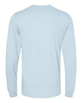 Bella+Canvas 3501 Unisex Jersey Long Sleeve Tee - Baby Blue - back