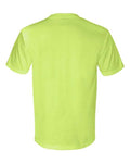 Bayside 3015 Unisex Union-Made Pocket T-Shirt - Lime Green - back