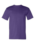 Bayside 5100 Unisex USA-Made Heavyweight T-Shirt - Purple - front