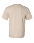 Bayside 7100 Unisex USA-Made Pocket T-Shirt - Sand - back