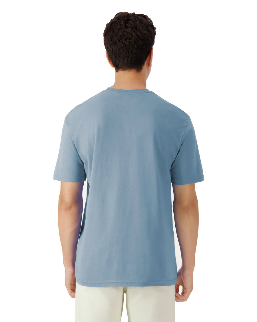 Gildan G300 Heavyweight Cotton T-Shirt - Stone Blue - model back