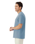 Gildan G300 Heavyweight Cotton T-Shirt - Stone Blue - model side