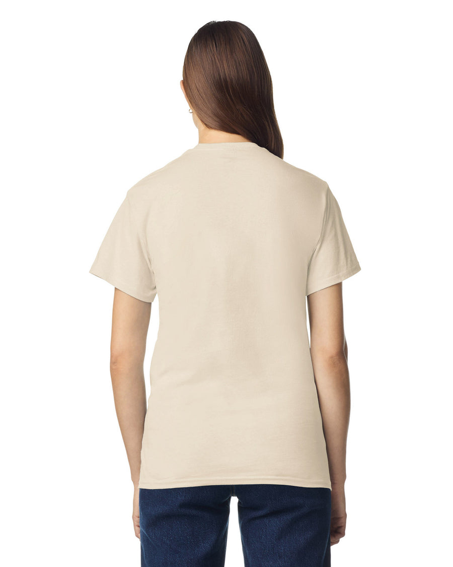 Gildan G300 Heavyweight Cotton T-Shirt - Natural - model back