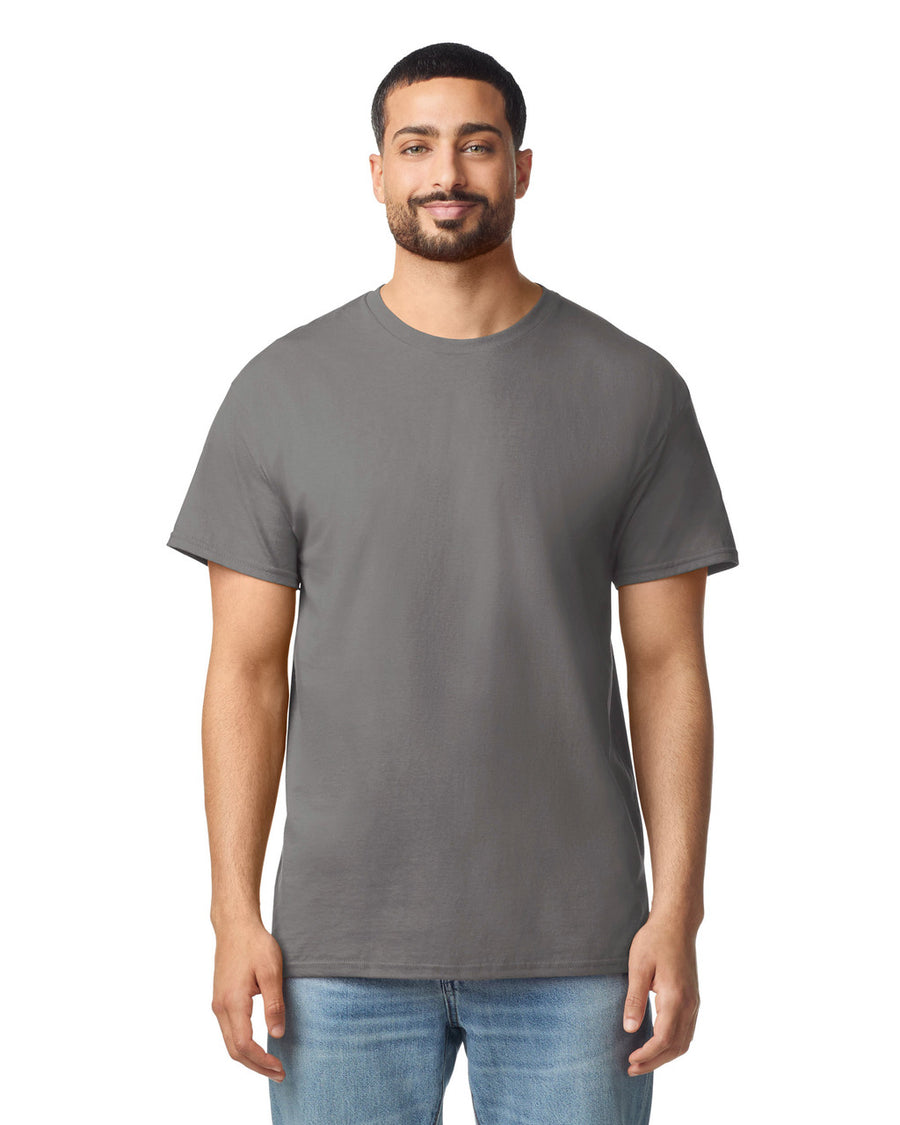 Gildan G300 Heavyweight Cotton T-Shirt - Charcoal - model front