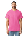 Gildan G300 Heavyweight Cotton T-Shirt - Azalea - model front