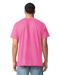 Gildan G300 Heavyweight Cotton T-Shirt - Azalea - model back
