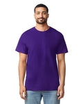 Gildan G300 Heavyweight Cotton T-Shirt - Purple - model front
