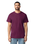 Gildan G300 Heavyweight Cotton T-Shirt - Maroon - model front