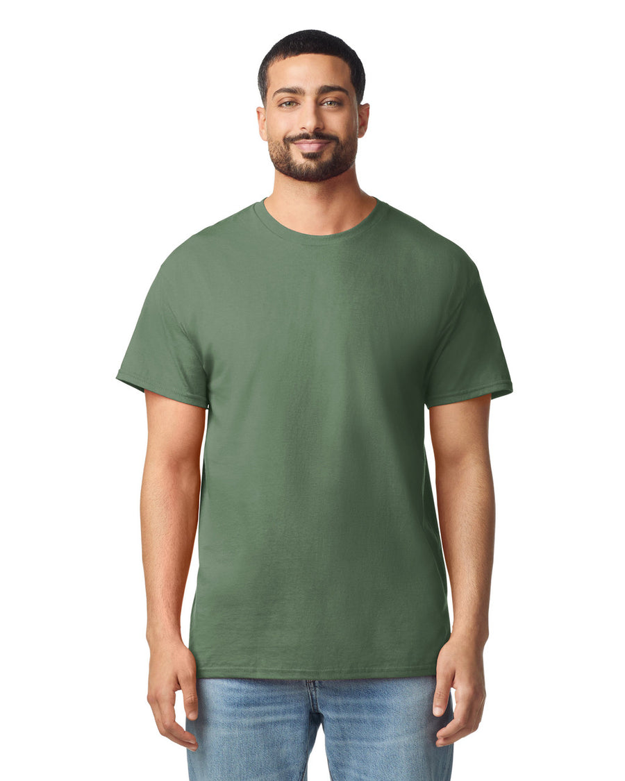 Gildan G300 Heavyweight Cotton T-Shirt - Military Green - model front
