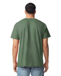 Gildan G300 Heavyweight Cotton T-Shirt - Military Green - model back