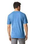 Gildan G300 Heavyweight Cotton T-Shirt - Carolina Blue - model back