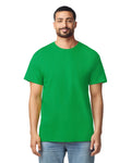 Gildan G300 Heavyweight Cotton T-Shirt - Irish Green - model front