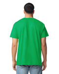 Gildan G300 Heavyweight Cotton T-Shirt - Irish Green - model back