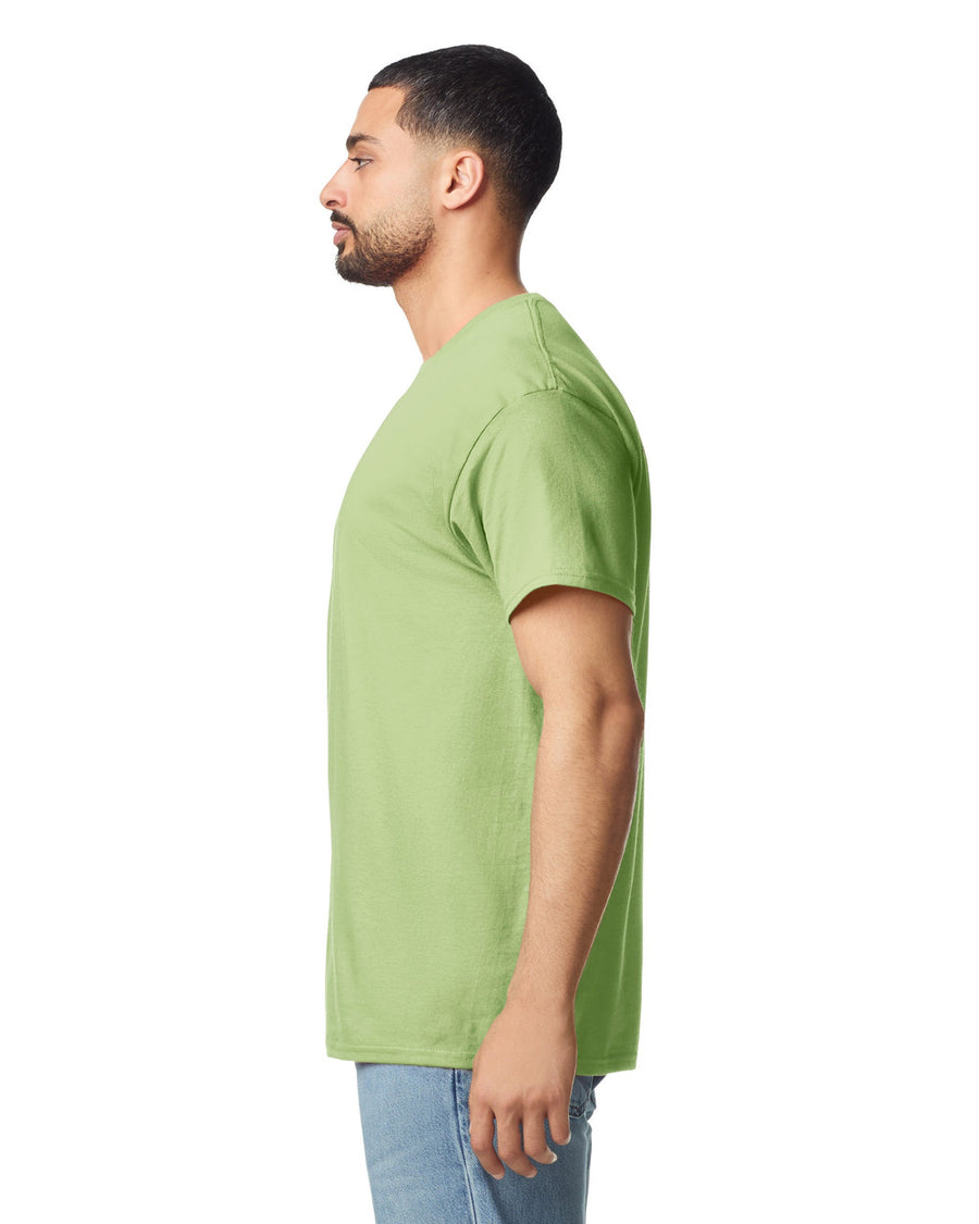 Gildan G300 Heavyweight Cotton T-Shirt - Pistachio - model side
