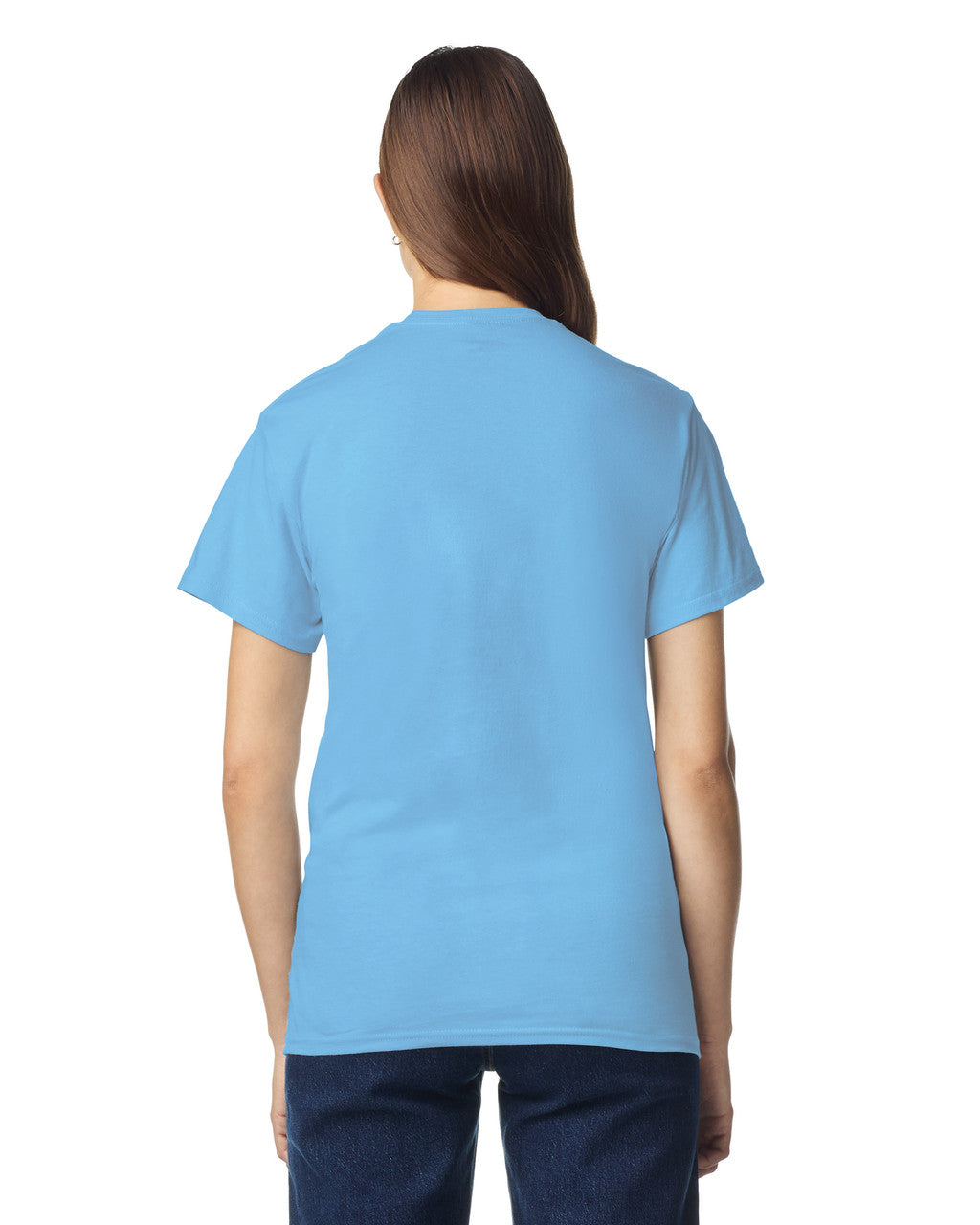 Gildan G300 Heavyweight Cotton T-Shirt - Sky - model back