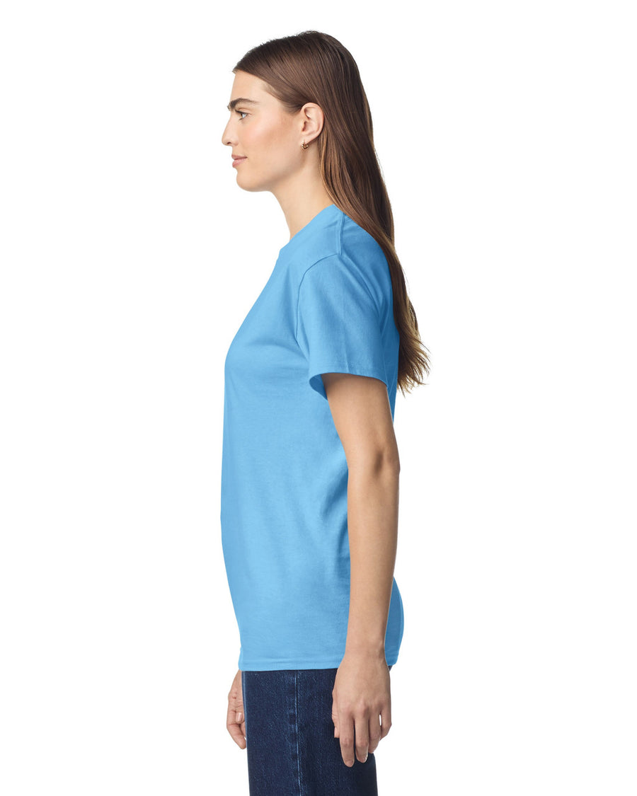 Gildan G300 Heavyweight Cotton T-Shirt - Sky - model side