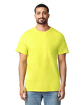 Gildan G300 Heavyweight Cotton T-Shirt - Safety Green - model front