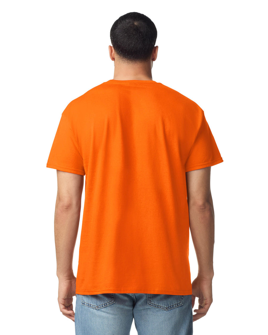 Gildan G300 Heavyweight Cotton T-Shirt - Orange - model back
