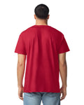 Gildan G300 Heavyweight Cotton T-Shirt - Cherry Red - model back