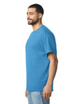 Gildan G300 Heavyweight Cotton T-Shirt - Sapphire - model side
