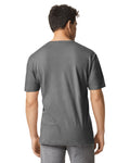 Gildan G300 Heavyweight Cotton T-Shirt - Heather Dark Grey - model back