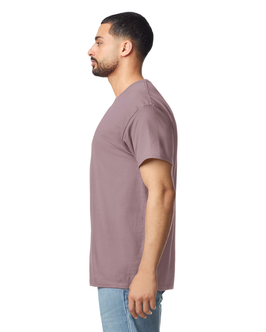 Gildan G300 Heavyweight Cotton T-Shirt - Paragon - model side